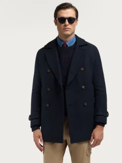 Abrigos-Alvaro Moreno ABRIGO BREM Azul Marino