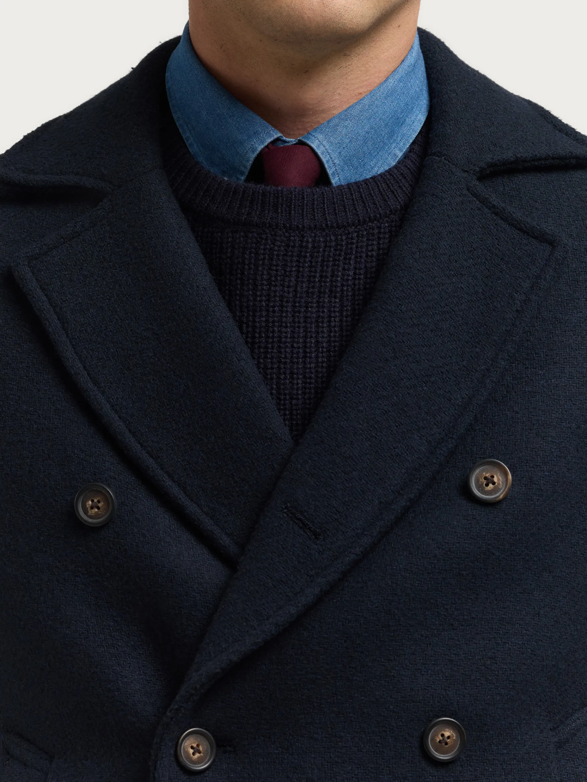 Abrigos-Alvaro Moreno ABRIGO BREM Azul Marino