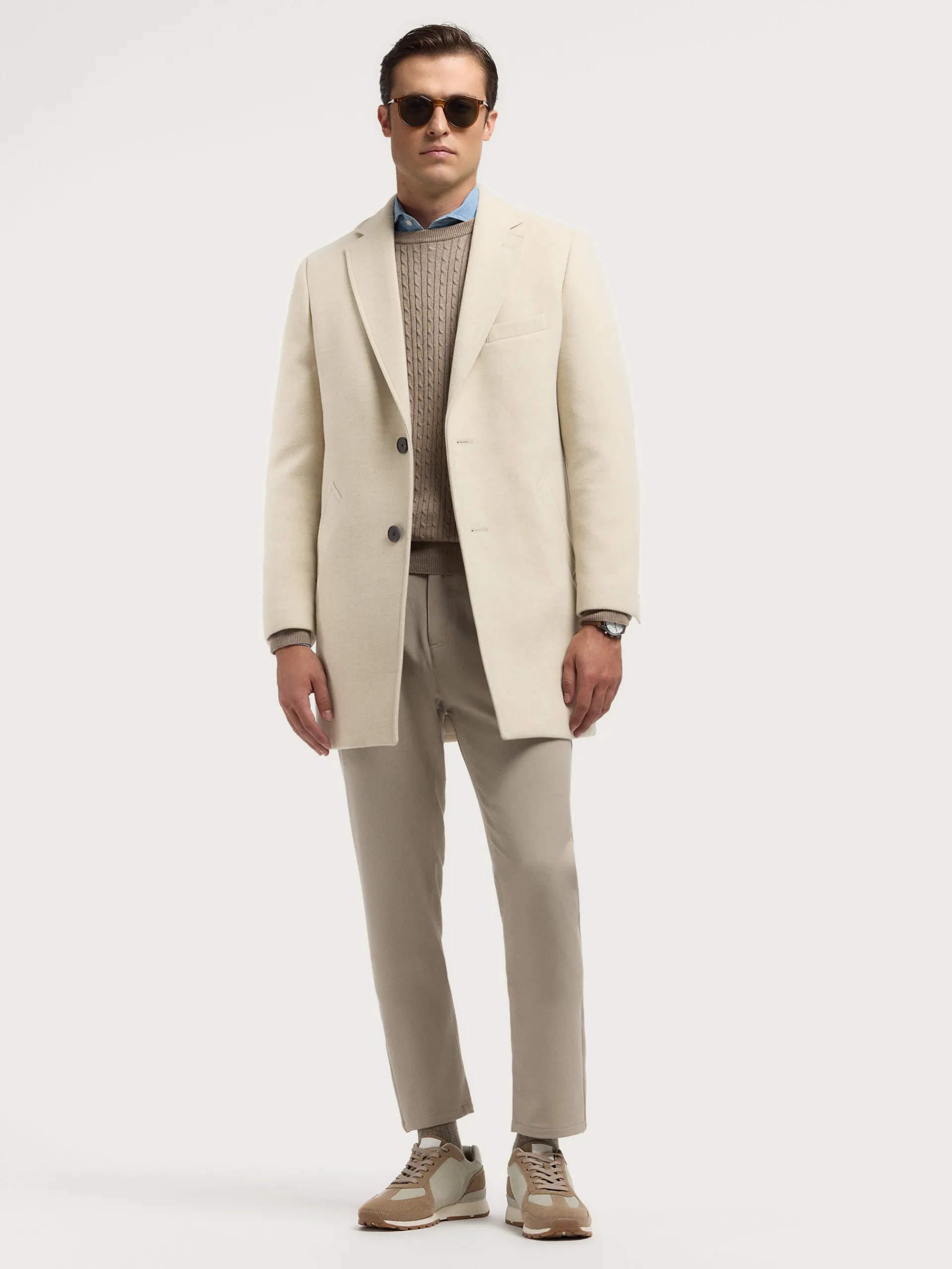 Abrigos-Alvaro Moreno ABRIGO MOON Crudo