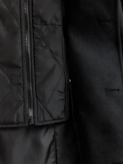 Abrigos-Alvaro Moreno ABRIGO STEVEN Negro