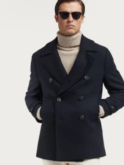 Abrigos-Alvaro Moreno ABRIGO THOMAS Azul Marino