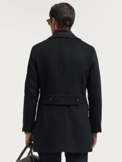 Abrigos-Alvaro Moreno ABRIGO WELLS Azul Marino