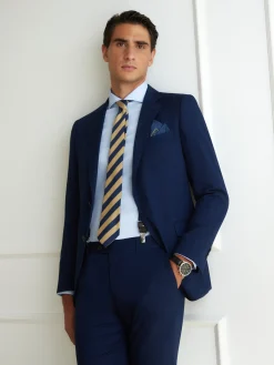 Trajes|Trajes-Alvaro Moreno AMERICANA BIRDEYE Azul Marino