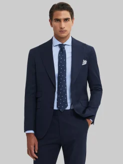 Trajes|Trajes-Alvaro Moreno AMERICANA CAPO MICRO Azul Marino