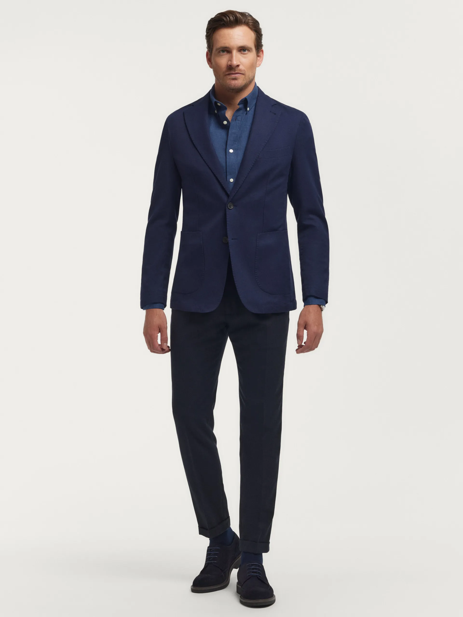 Americanas-Alvaro Moreno AMERICANA ESTERILLA Azul Marino