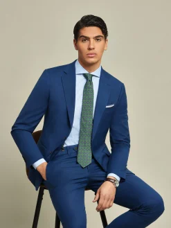 Trajes|Trajes-Alvaro Moreno AMERICANA FIL A FIL Azul