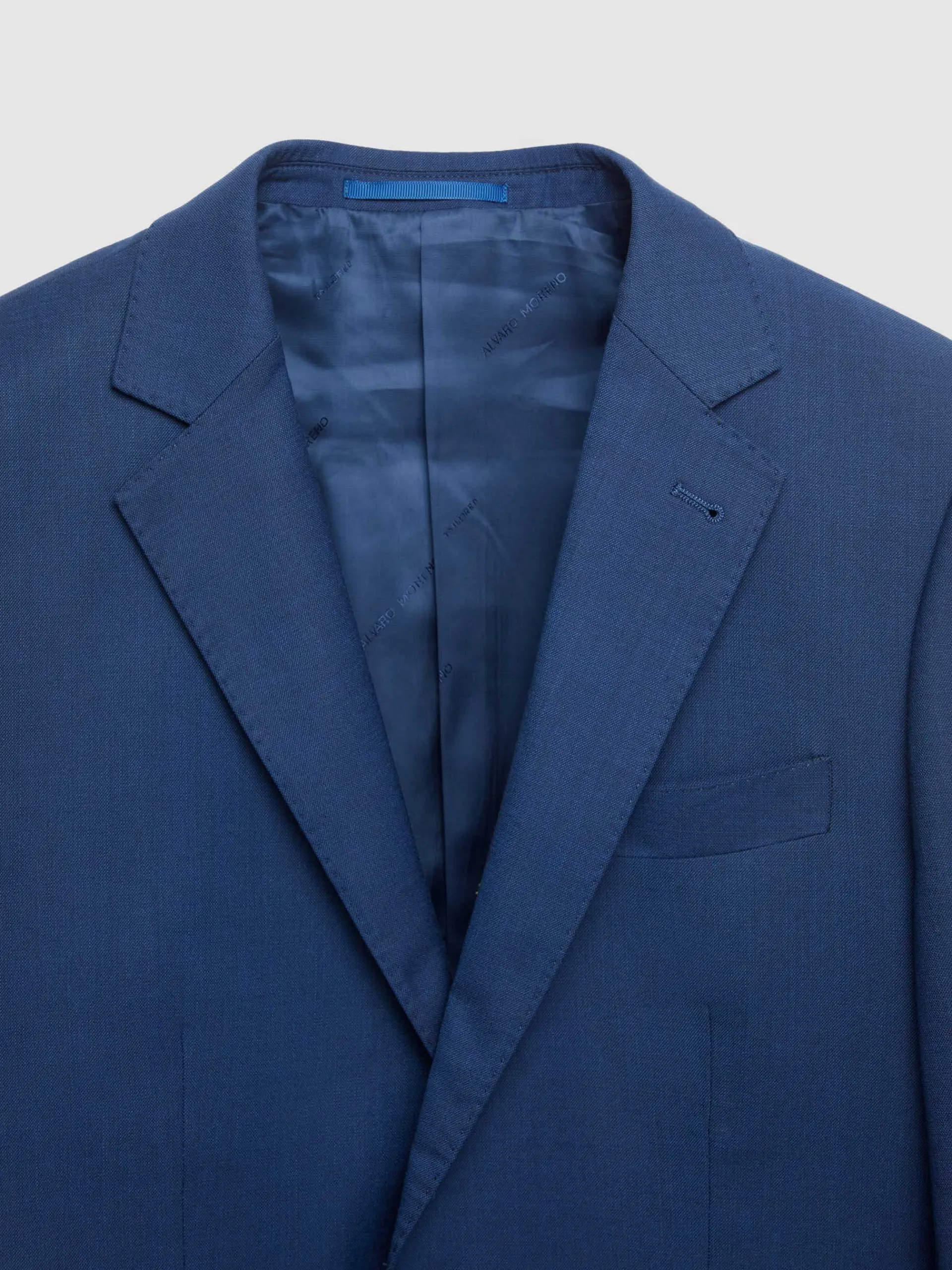 Trajes|Trajes-Alvaro Moreno AMERICANA FIL A FIL Azul