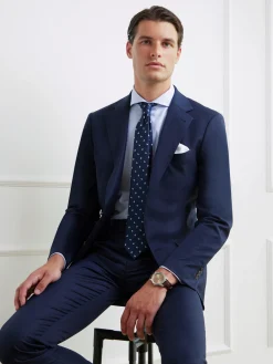 Trajes|Trajes-Alvaro Moreno AMERICANA FIL A FIL Azul Marino