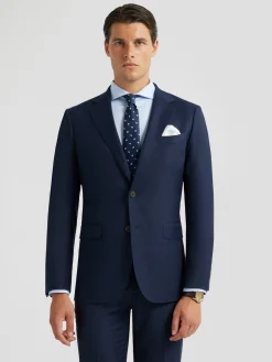 Trajes|Trajes-Alvaro Moreno AMERICANA FIL A FIL Azul Marino