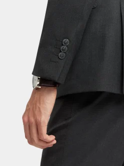 Trajes|Trajes-Alvaro Moreno AMERICANA FIL A FIL CRUZADO Gris