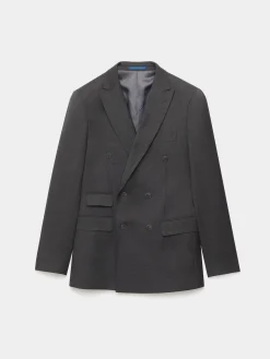 Trajes|Trajes-Alvaro Moreno AMERICANA FIL A FIL CRUZADO Gris