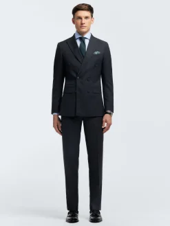 Trajes|Trajes-Alvaro Moreno AMERICANA FIL A FIL CRUZADO Gris