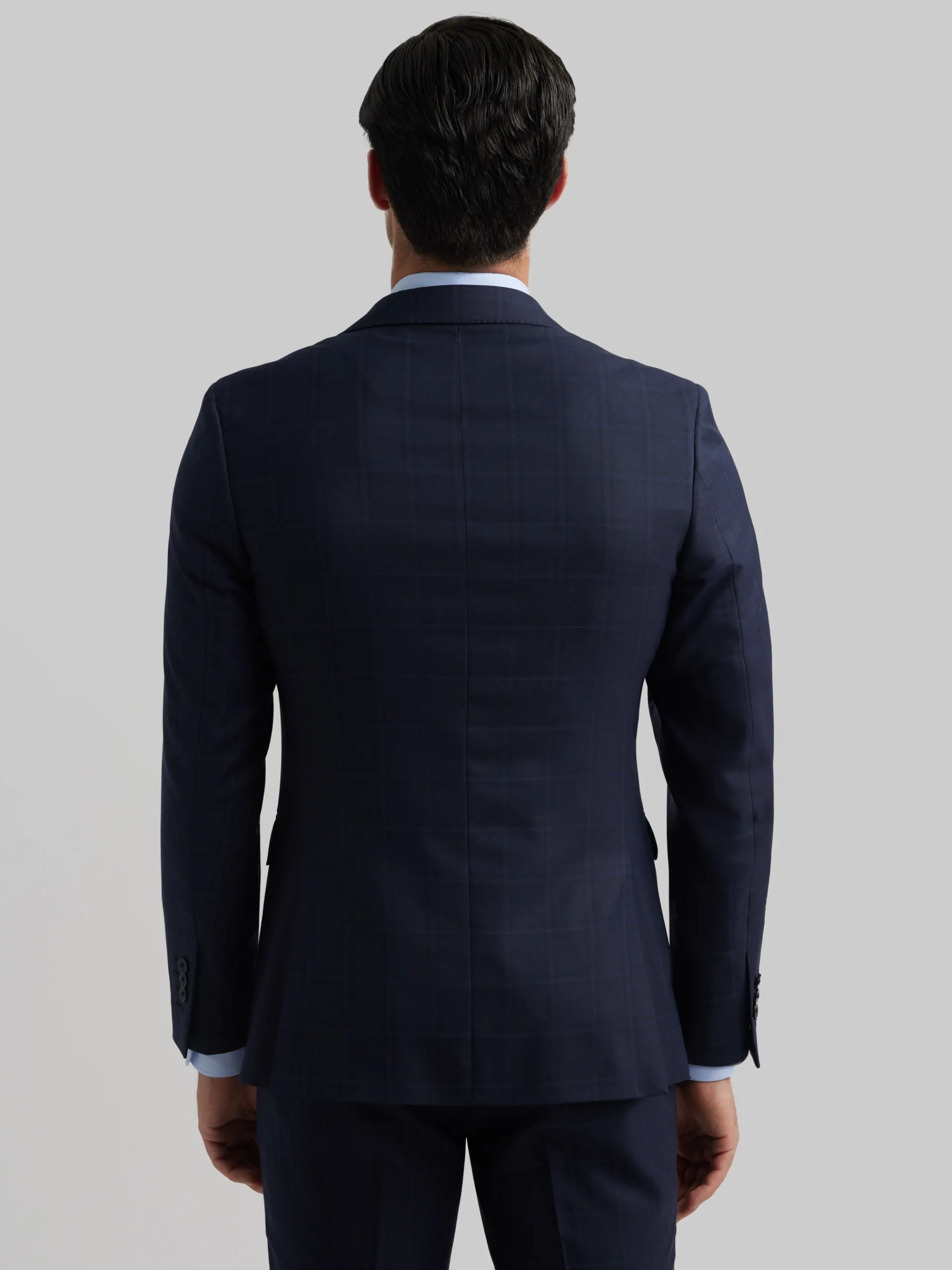 Trajes|Trajes-Alvaro Moreno AMERICANA FINESTRA SLIM Azul Marino