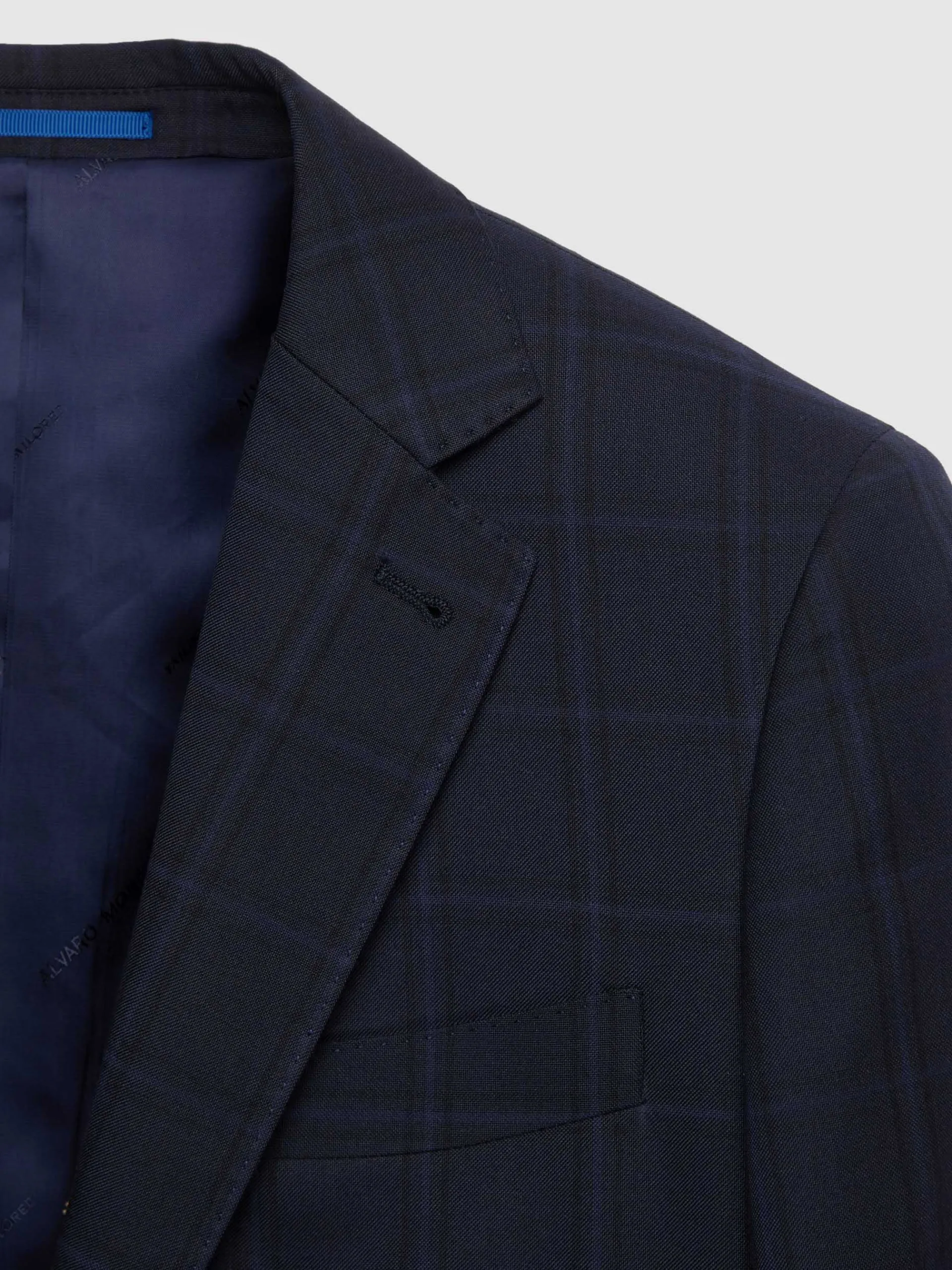 Trajes|Trajes-Alvaro Moreno AMERICANA FINESTRA SLIM Azul Marino