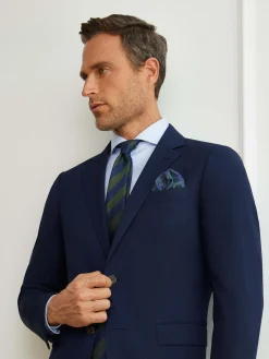 Trajes|Trajes-Alvaro Moreno AMERICANA MICRO BIRD Azul Marino