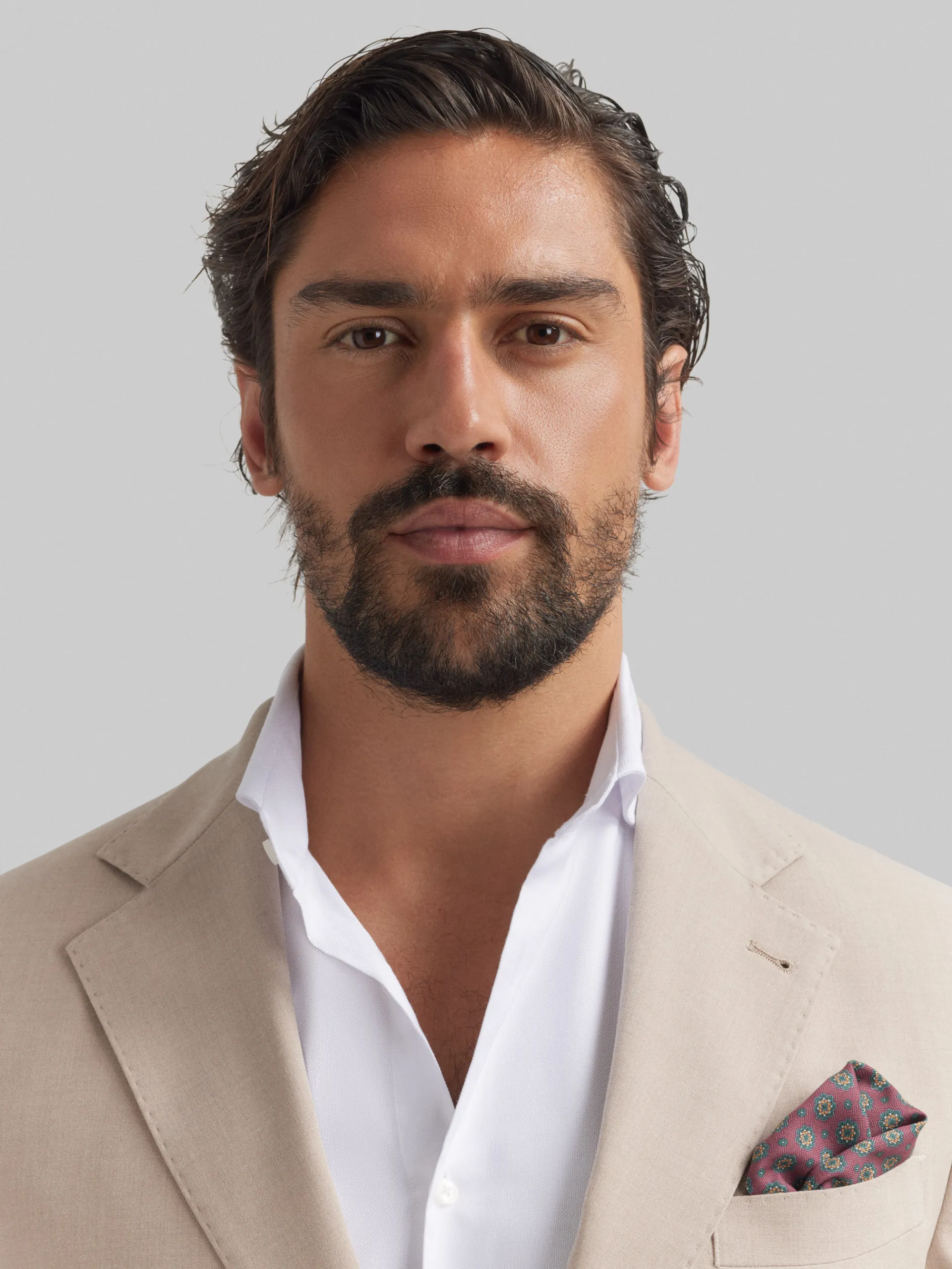 Trajes|Trajes-Alvaro Moreno AMERICANA NAPOLI Beige