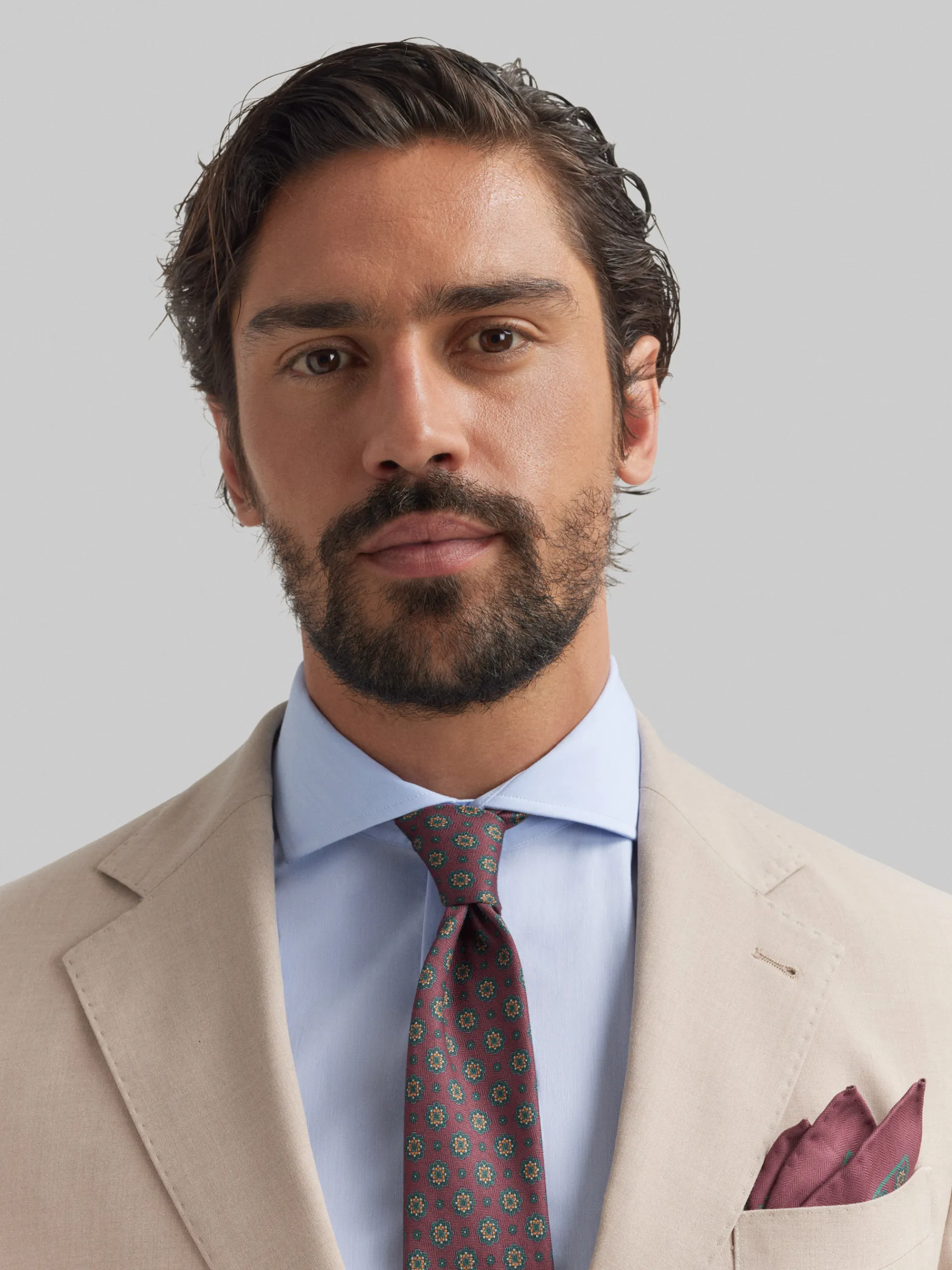 Trajes|Trajes-Alvaro Moreno AMERICANA NAPOLI Beige