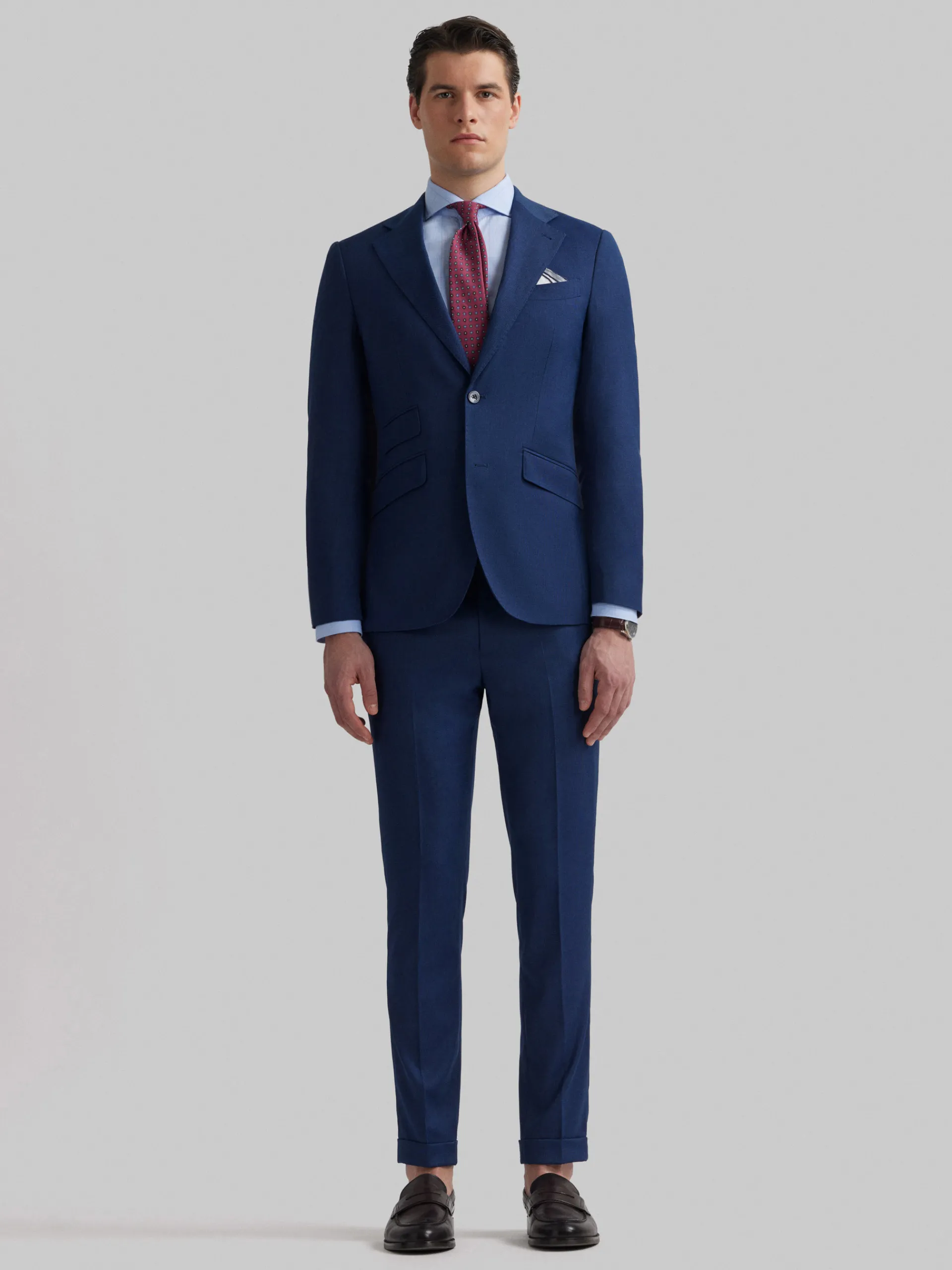 Trajes|Trajes-Alvaro Moreno AMERICANA NAPOLI MICROBIRD Azul