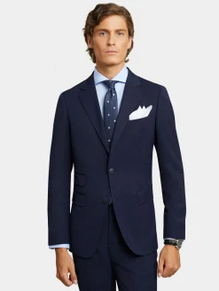 Trajes|Trajes-Alvaro Moreno AMERICANA PLAIN SLIM Azul Marino