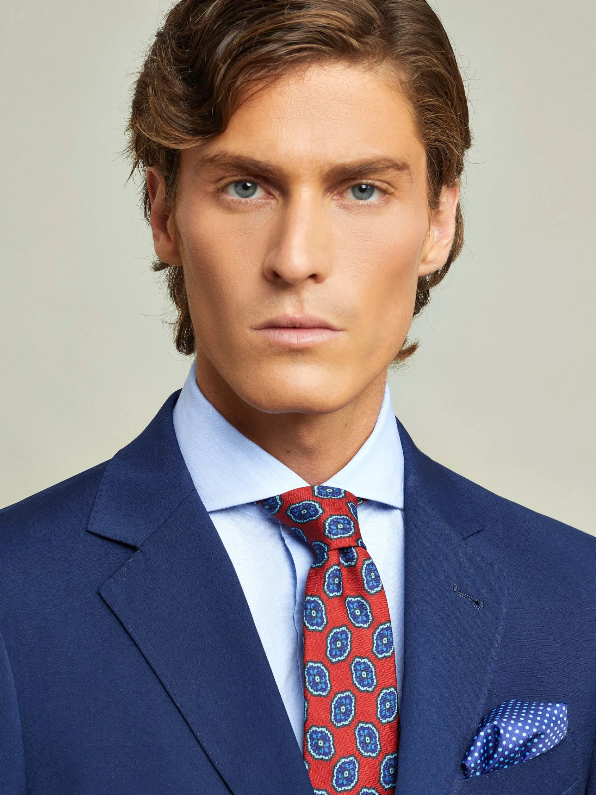 Trajes|Trajes-Alvaro Moreno AMERICANA PLAIN SLIM Azul