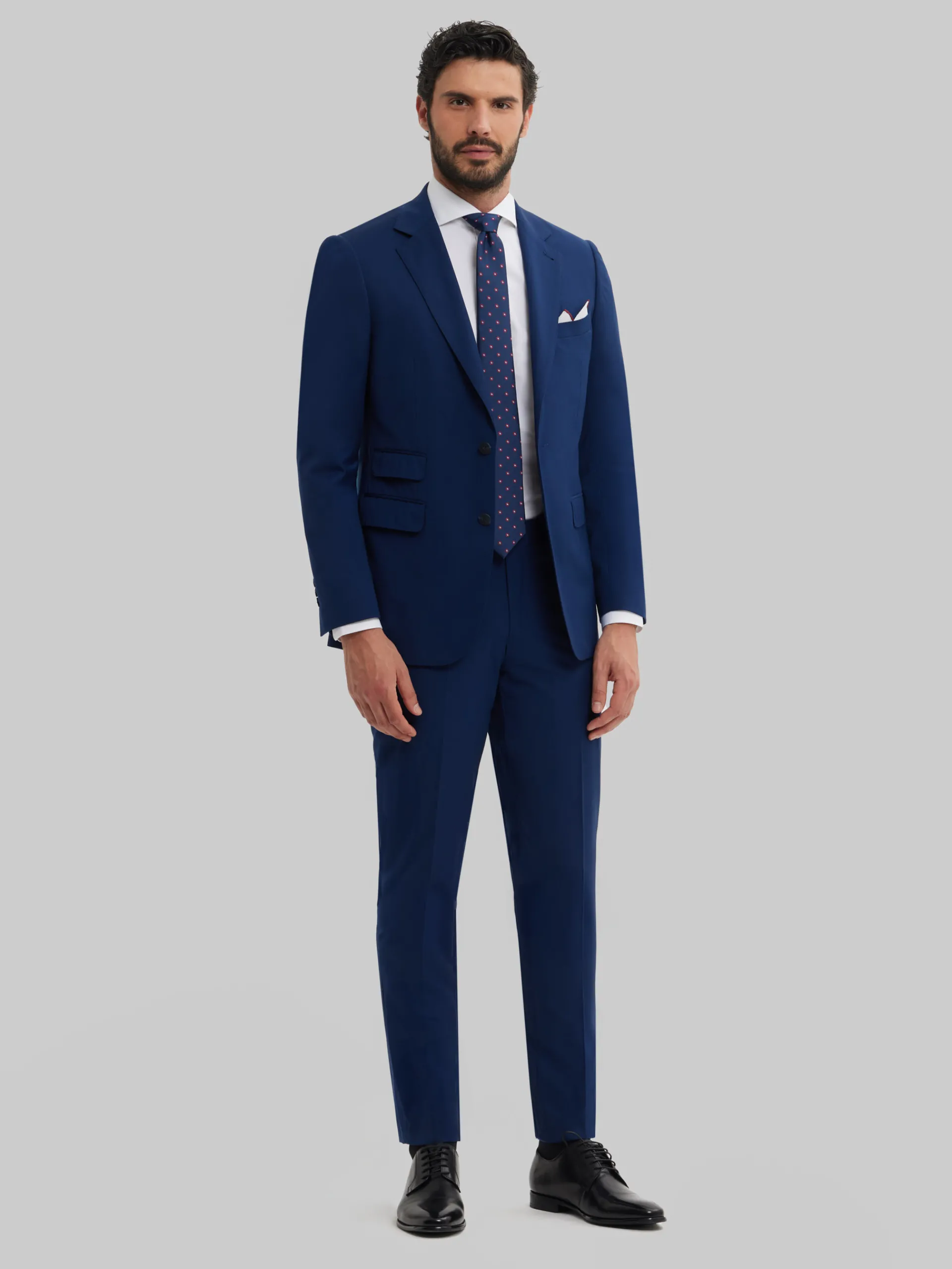 Trajes|Trajes-Alvaro Moreno AMERICANA PLAIN SLIM Azul