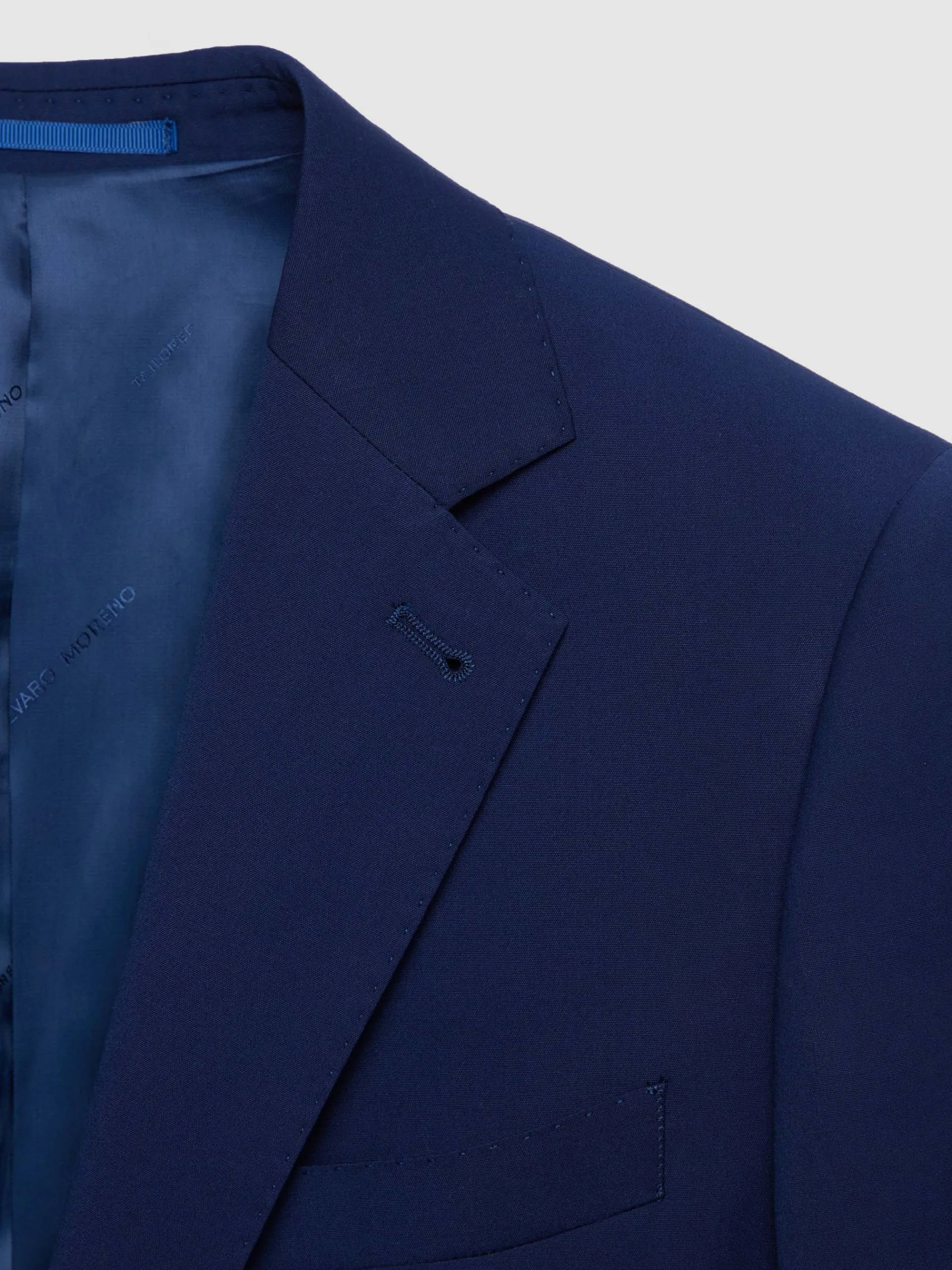 Trajes|Trajes-Alvaro Moreno AMERICANA PLAIN SLIM Azul