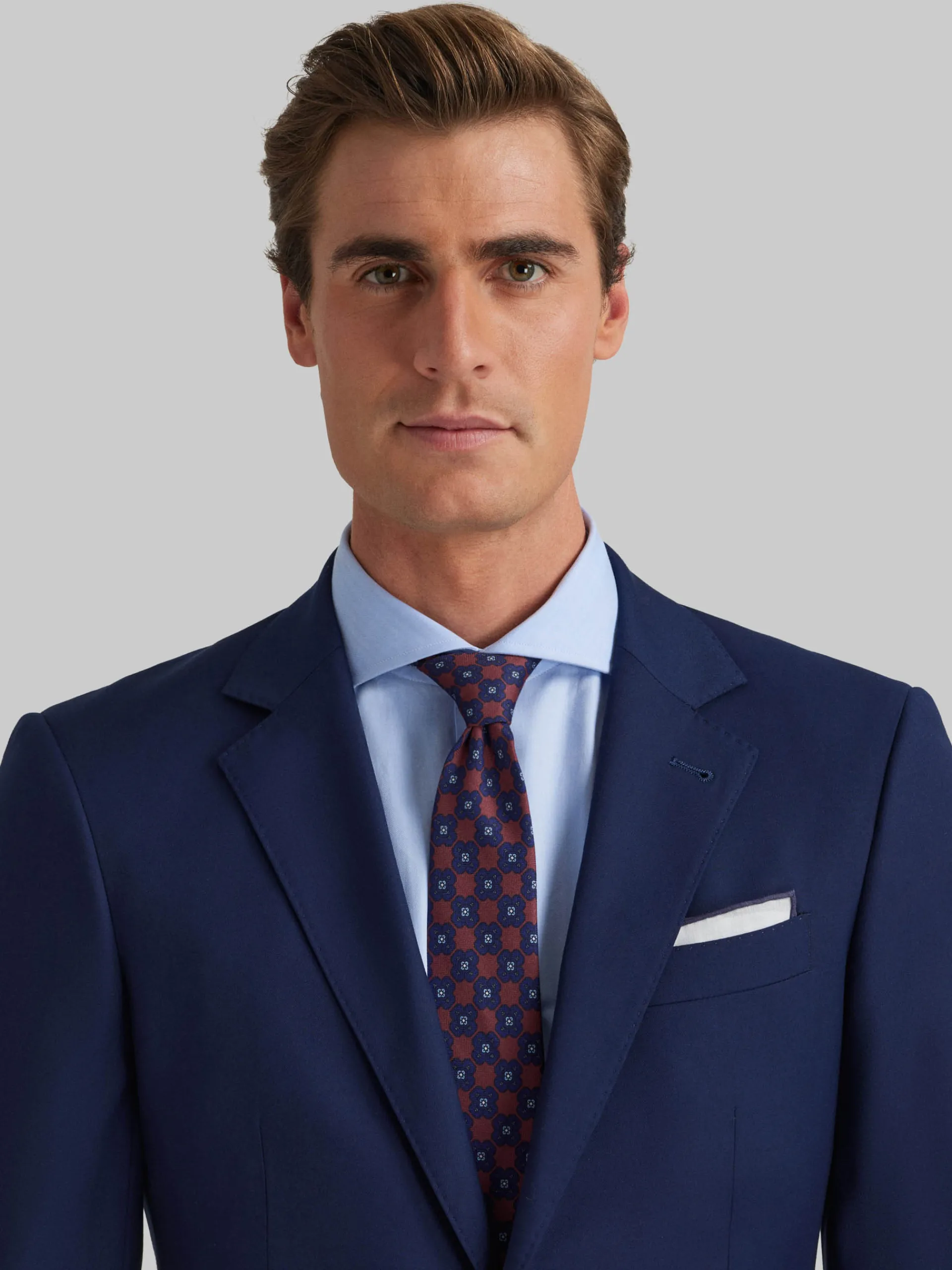 Trajes|Trajes-Alvaro Moreno AMERICANA TWILL Azul