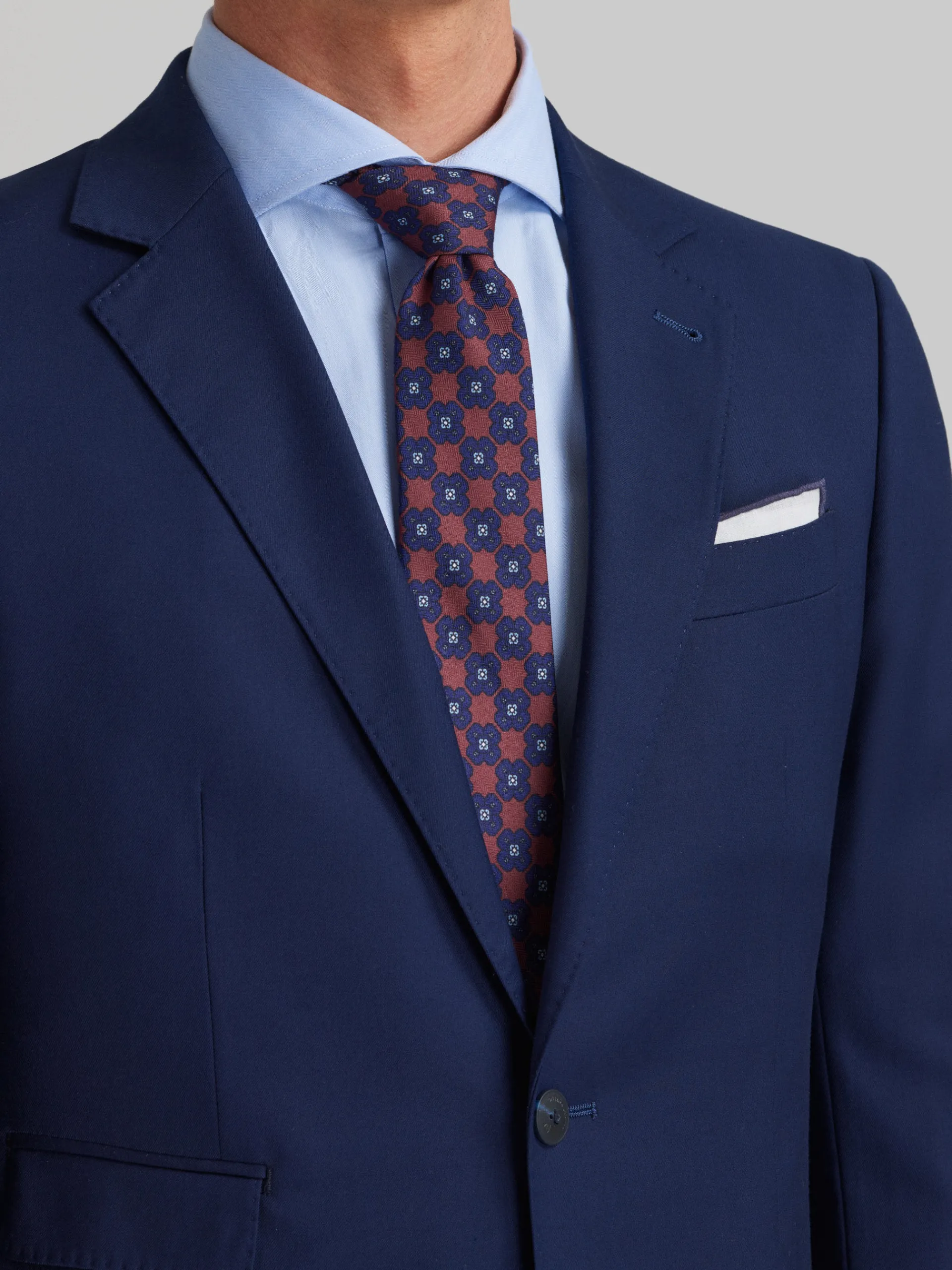 Trajes|Trajes-Alvaro Moreno AMERICANA TWILL Azul