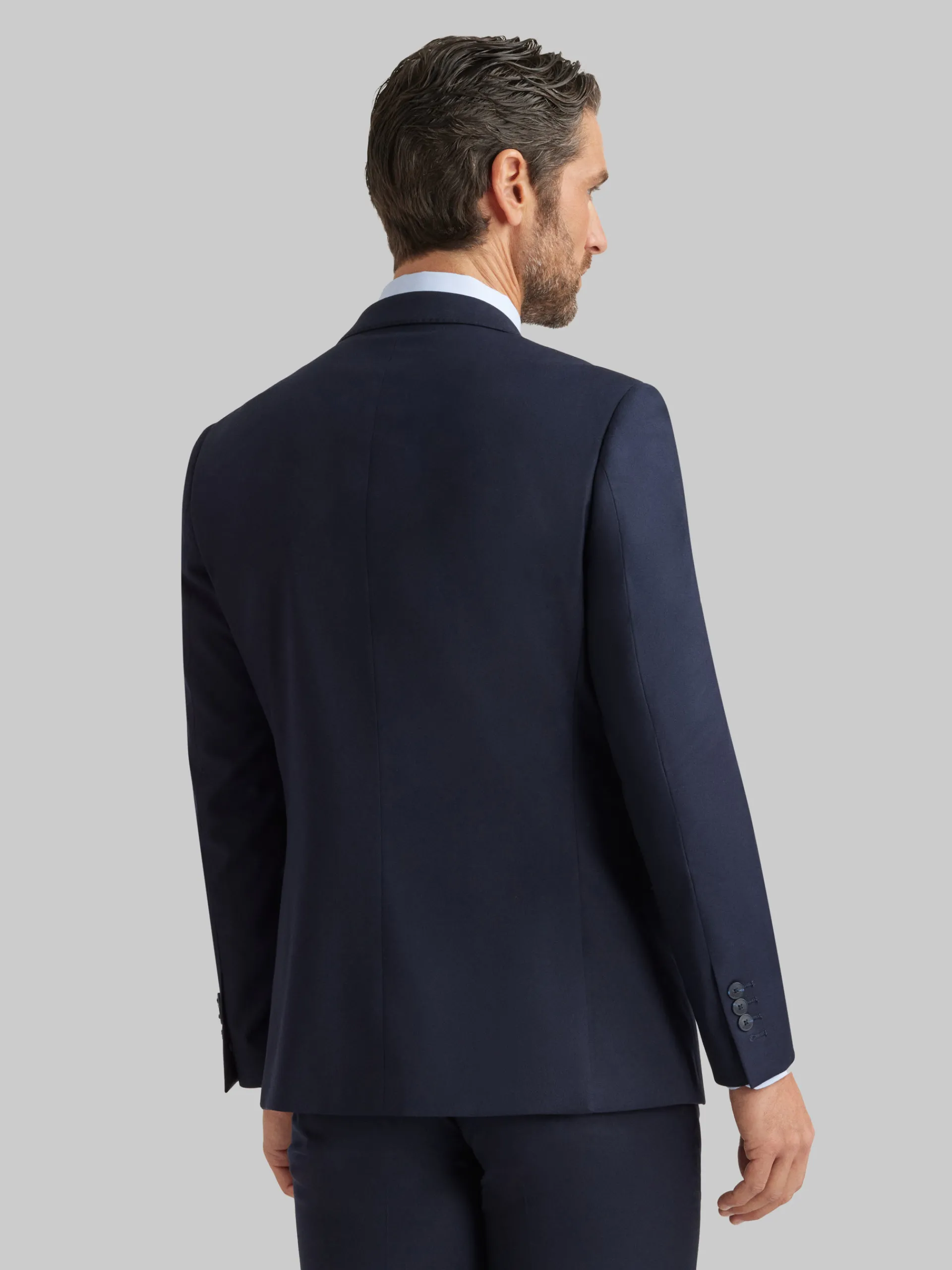 Trajes|Trajes-Alvaro Moreno AMERICANA TWILL Azul Marino