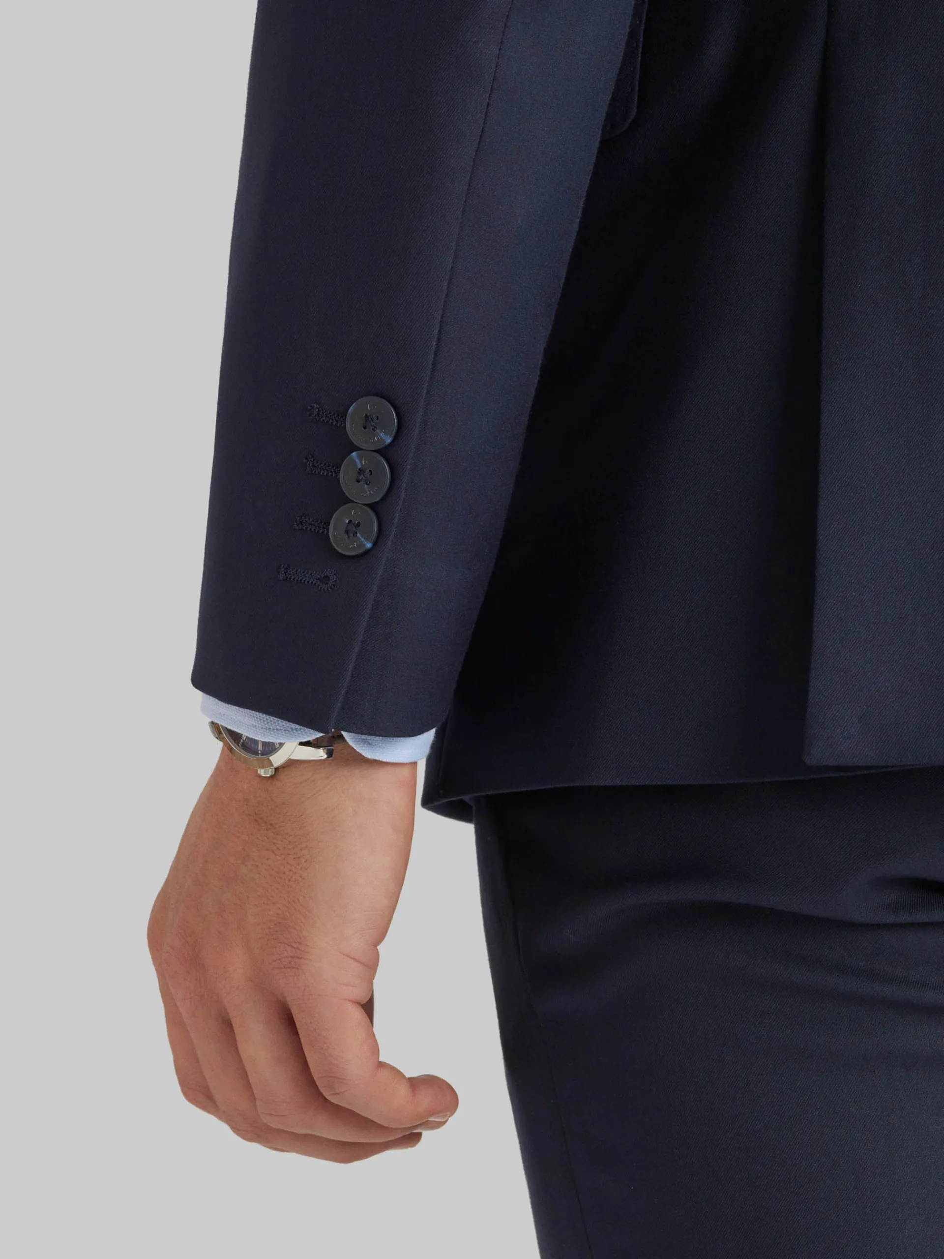 Trajes|Trajes-Alvaro Moreno AMERICANA TWILL Azul Marino