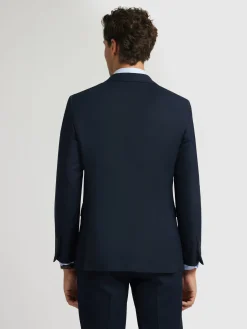 Trajes|Trajes-Alvaro Moreno AMERICANA TWILL CRUZADO Azul Marino