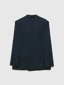 Trajes|Trajes-Alvaro Moreno AMERICANA TWILL CRUZADO Azul Marino