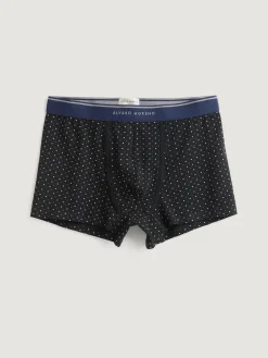 Ropa Interior-Alvaro Moreno BOXER DOTS Negro