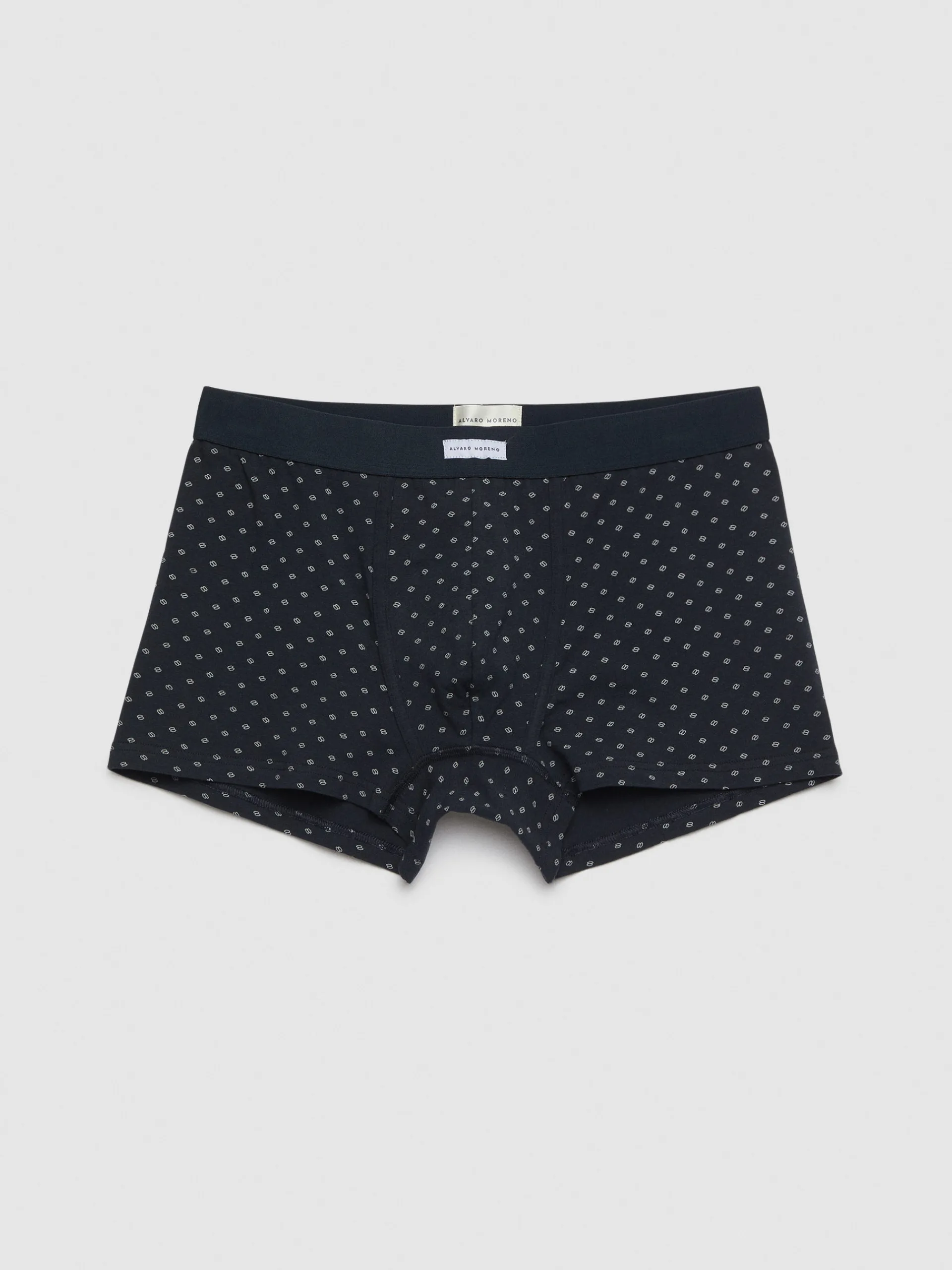 Ropa Interior-Alvaro Moreno BOXER GRAIN Azul Marino