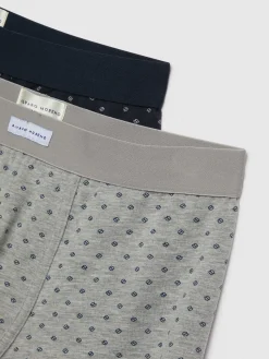 Ropa Interior-Alvaro Moreno BOXER GRAIN Azul Marino