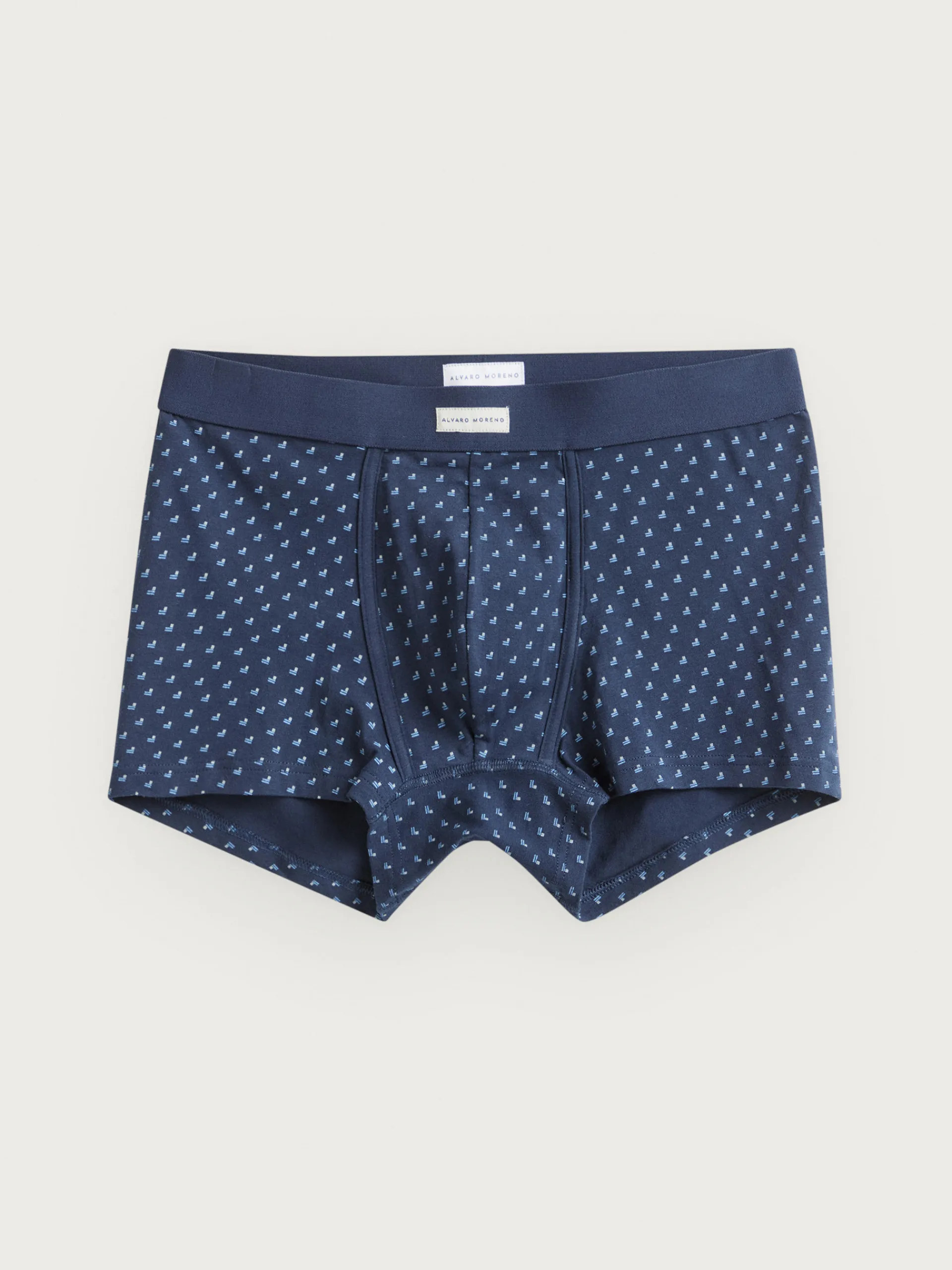 Ropa Interior-Alvaro Moreno BOXER TIPS Azul Marino
