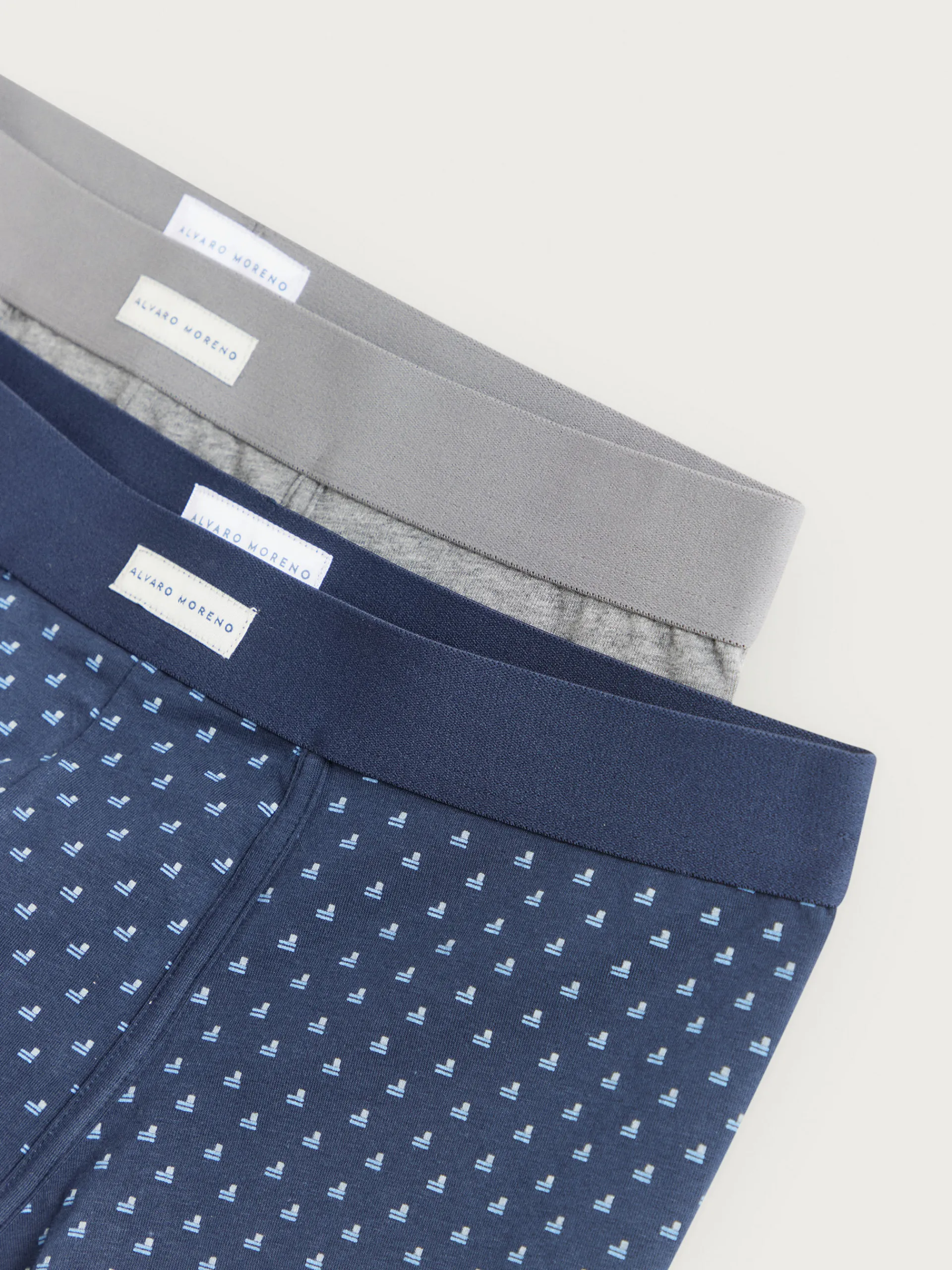 Ropa Interior-Alvaro Moreno BOXER TIPS Azul Marino