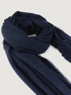 Bufandas-Alvaro Moreno BUFANDA CHECKS Azul Marino