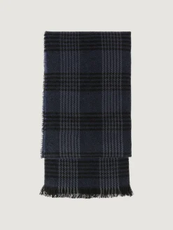 Bufandas-Alvaro Moreno BUFANDA CHECKS Azul Marino