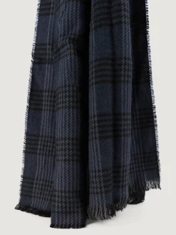 Bufandas-Alvaro Moreno BUFANDA CHECKS Azul Marino