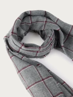 Bufandas-Alvaro Moreno BUFANDA CHECKS Gris