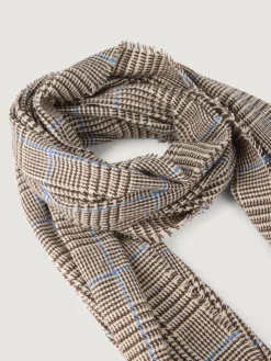 Bufandas-Alvaro Moreno BUFANDA CHECKS MARRÓN Marrón