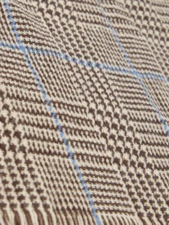 Bufandas-Alvaro Moreno BUFANDA CHECKS MARRÓN Marrón