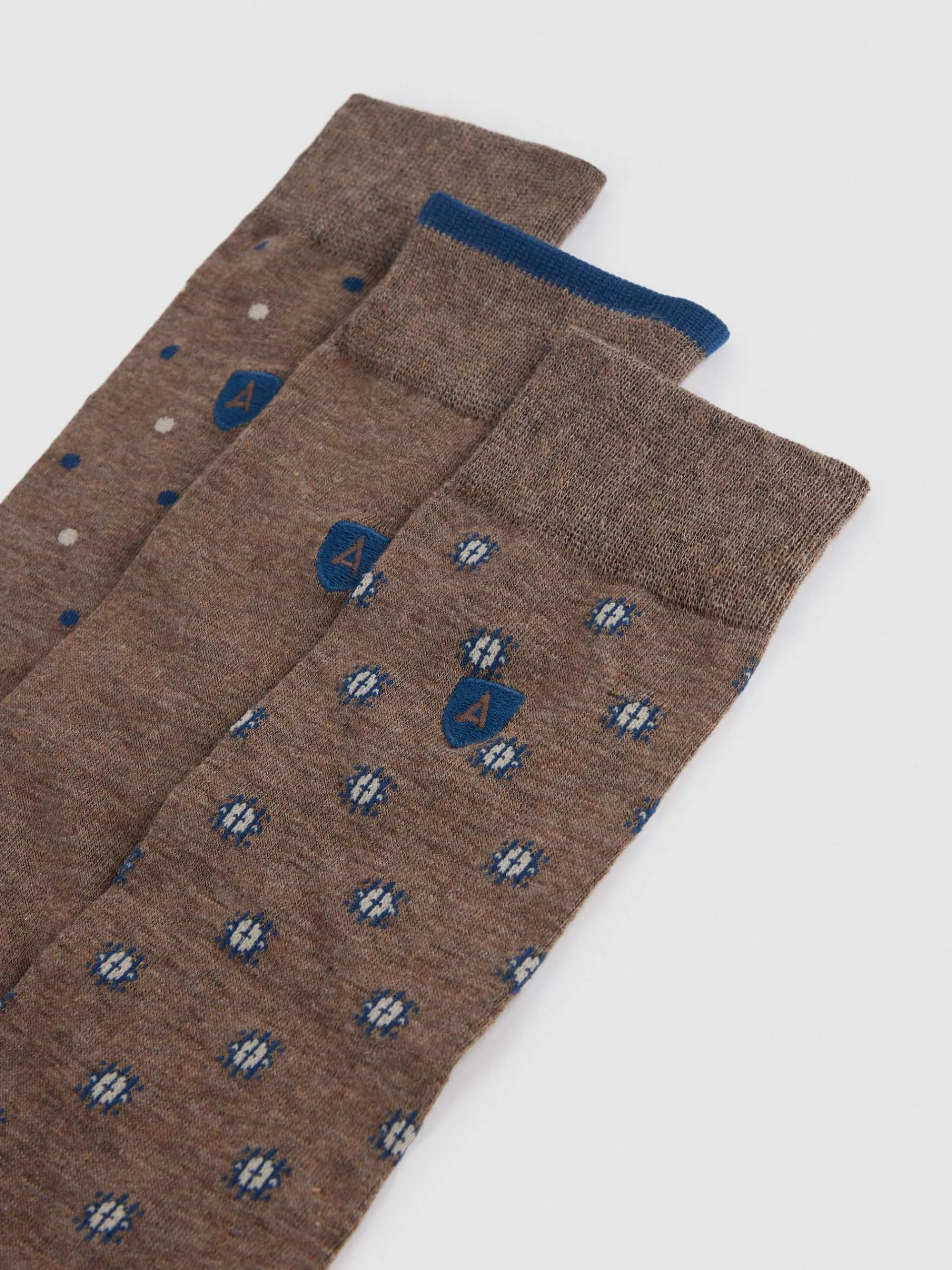 Calcetines-Alvaro Moreno CALCETINES MARRÓN Marrón