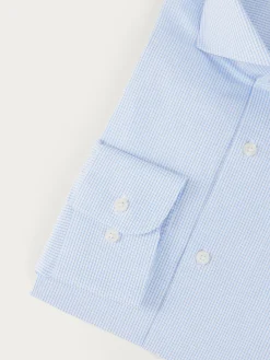 Camisas Vestir|Camisas Vestir-Alvaro Moreno CAMISA COMFORT MICROCUADRO Celeste