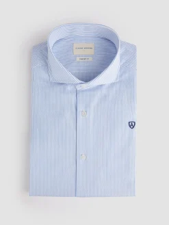 Camisas Vestir|Camisas Vestir-Alvaro Moreno CAMISA COMFORT RAYAS Celeste