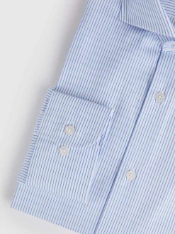 Camisas Vestir|Camisas Vestir-Alvaro Moreno CAMISA COMFORT RAYAS Celeste