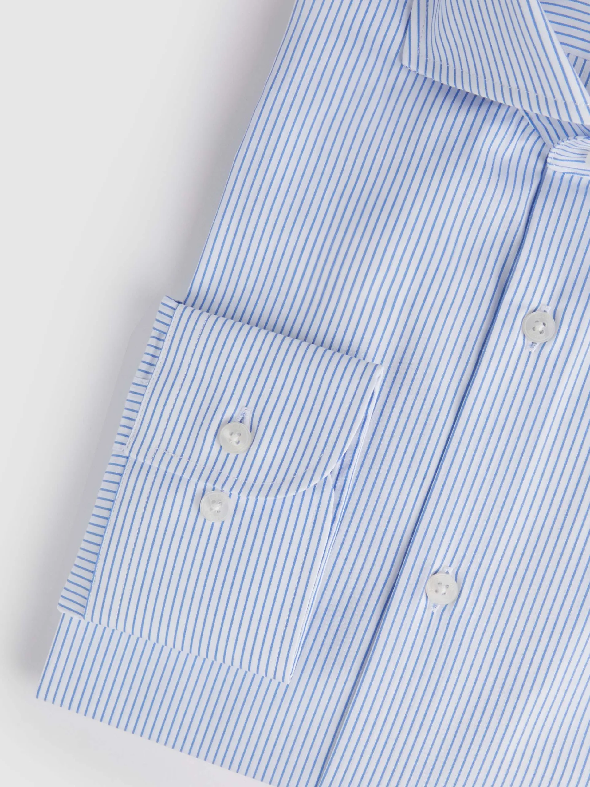 Camisas Vestir|Camisas Vestir-Alvaro Moreno CAMISA COMFORT RAYAS Celeste