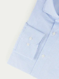 Camisas Vestir|Camisas Vestir-Alvaro Moreno CAMISA COMFORT RAYAS Celeste