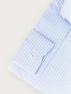 Camisas Vestir|Camisas Vestir-Alvaro Moreno CAMISA COMFORT RAYAS DIPLO Celeste